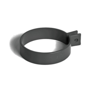 BRYZA PVC Obejma rury 90mm PVC Grafit (RAL 7021)