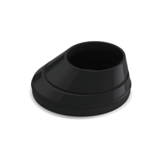 BRYZA PVC Redukcja 110/63mm (do osadnika) Czarny (RAL 9005)