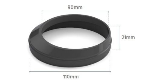 BRYZA PVC Redukcja 110/90mm (do osadnika) BRYZA PVC Redukcja 110/90mm (do osadnika)