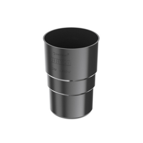 BRYZA PVC Złączka rury 90mm (mufa) Grafit (RAL 7021) BRYZA PVC Złączka rury 90mm (mufa) Grafit (RAL 7021)