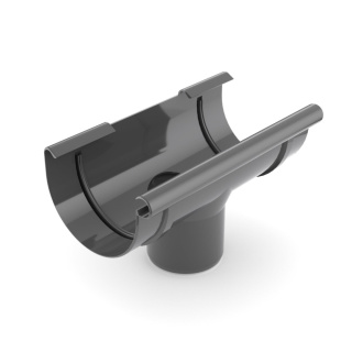 Bryza PVC Lej spustowy / 125 / 90 mm Grafit