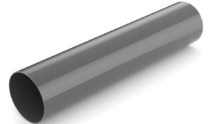 Bryza PVC Rura Spustowa 4 mb 90 mm Grafit