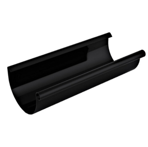Bryza PVC Rynna 2 mb 125 mm Czarny (RAL 9005) Bryza PVC Rynna 2 mb 125 mm Czarny (RAL 9005)
