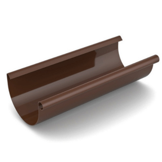Bryza PVC Rynna 3 mb 125 mm Brąz (RAL 8017)