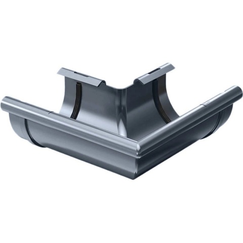 Narożnik zewnętrzny rynny 90° Ø 125 mm ProAqua Budmat 90° Antracyt (RAL 7016) Narożnik zewnętrzny rynny 90° Ø 125 mm ProAqua Budmat 90° Antracyt (RAL 7016)