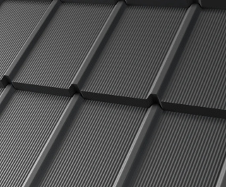 Tigra Antracyt Topmat (Ral 7016) - Blachodachówka modułowa - panel