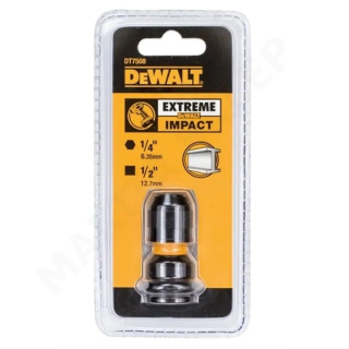Dt7508 Przejściówka Do Zakrętarek Udarowych Extreme Impact Z 1/2 Na 1/4 Cala
