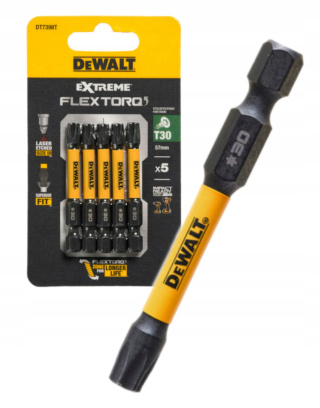 Dewalt Bity Udarowe T30 50mm Torison 5 Szt Dt7398t