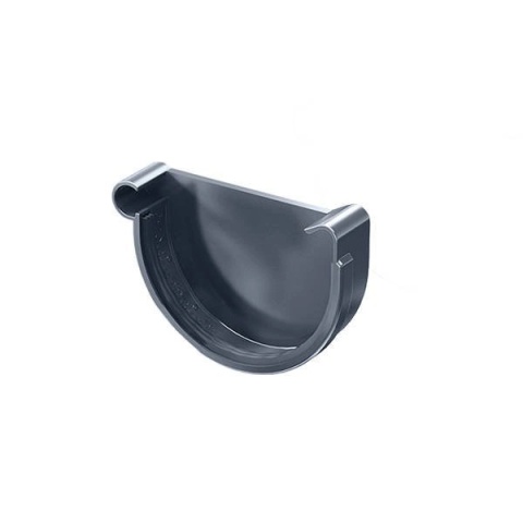 Zaślepka Denko rynny z uszczelką Ø125 mm ProAqua Budmat Prawe Antracyt (RAL 7016) Zaślepka Denko rynny z uszczelką Ø125 mm ProAqua Budmat Prawe Antracyt (RAL 7016)