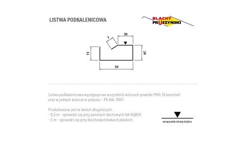 Listwa podkalenicowa Pruszyński