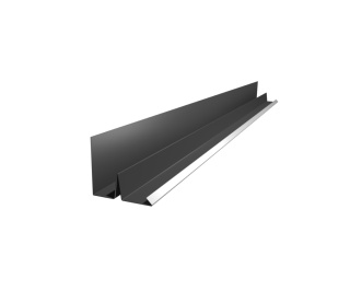 Obróbka przyścienna z korytkiem odpływowym Pruszyński