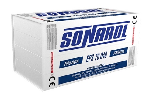 Styropian Sonarol - Płyty fasadowe EPS