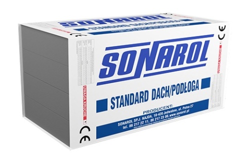 Styropian Sonarol - Płyty grafitowe EPS dach/podłoga