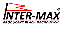 Logo Inter-Max – producent dachów, blach profilowanych i akcesoriów dachowych 